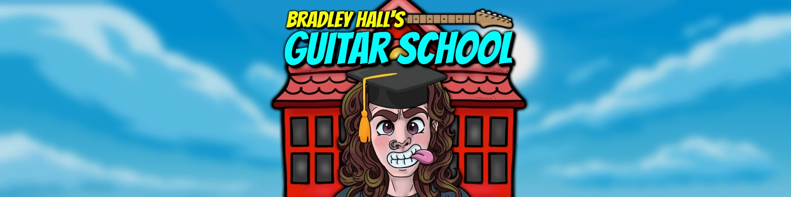 Bradley Hall's Guitar School Banner